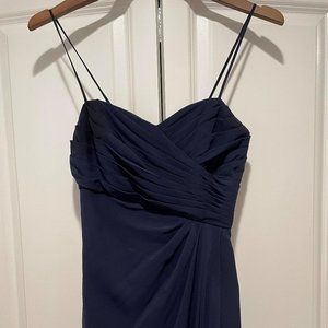 Navy Blue Alfred Angelo Bridesmaid Dress